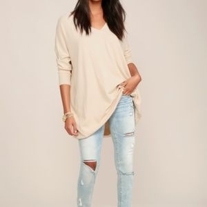 Cozy Beige Oversized Sweater*NEW